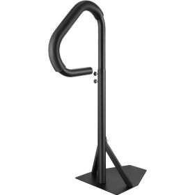 VEVOR Hot Tub Handrail, 360 Rotatable Spa Side Handrail with 35"-57" Adjustable Height, Rust-proof Aluminum Spa Step Hot Tub Hand Rail with Slide-Unde