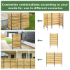 Goodyo 72.8"H x 38.5"W(1 Panel) Cedar Wood Privacy Screen, Outdoor Privacy Walls, Privacy Wood Fence for Pool Equipment Enclosure, Trash Can Enclosure