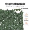 VEVOR Ivy Privacy Fence, 96 x 72 in Artificial Green Wall Screen, Greenery Ivy Fence with Strengthened Joint, Faux Hedges Vine Leaf Decoration for Out