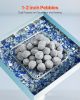 1-2 Inch 48 Pcs Ceramic Fire Pebble Stones Lava Rocks Reusable