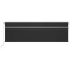 Manual Retractable Awning with Blind&LED 16.4'x9.8' Anthracite
