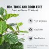 VEVOR Artificial Fiddle Leaf Fig Tree, 6 FT, Secure PE Material & Anti-Tip Tilt Protection Low-Maintenance Faux Plant, Lifelike Green Fake Potted Tree